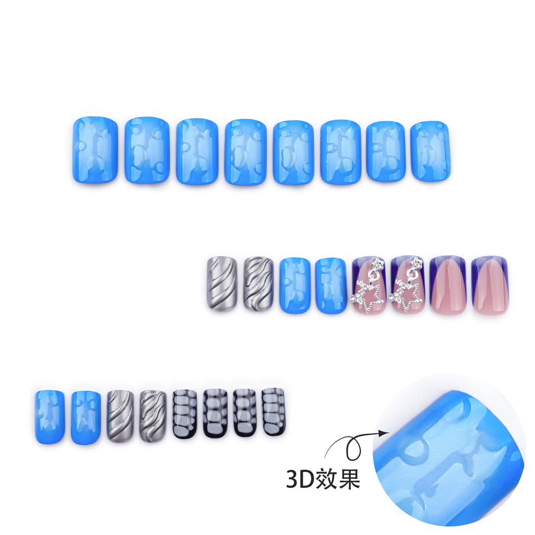 Creative nail extensions with unique 3D design Stornfield