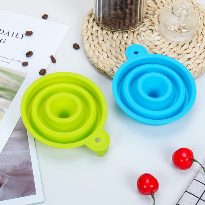 Collapsible Silicone Funnel with Innovative Design Stornfield