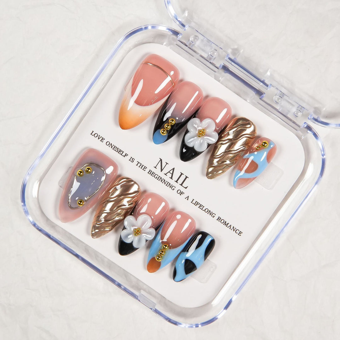 Artistic Glam Nail Set
