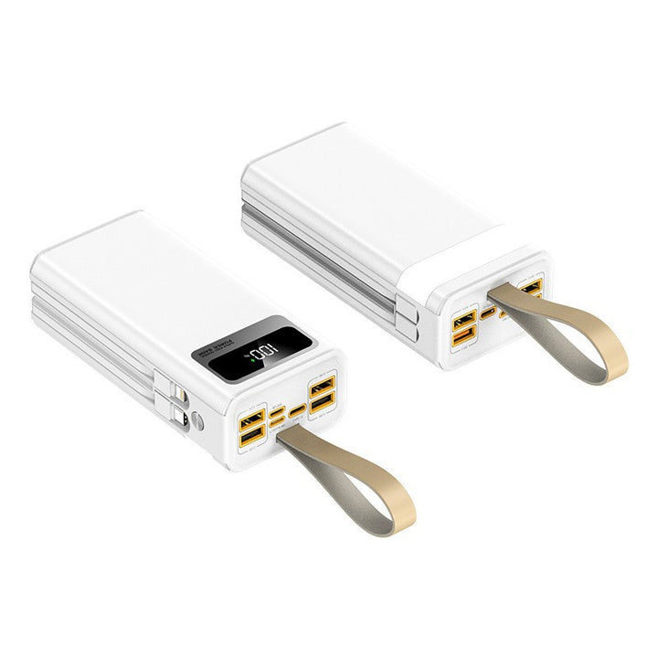 Portable power bank with intelligent LED charging status display and multi-USB ports Stornfield