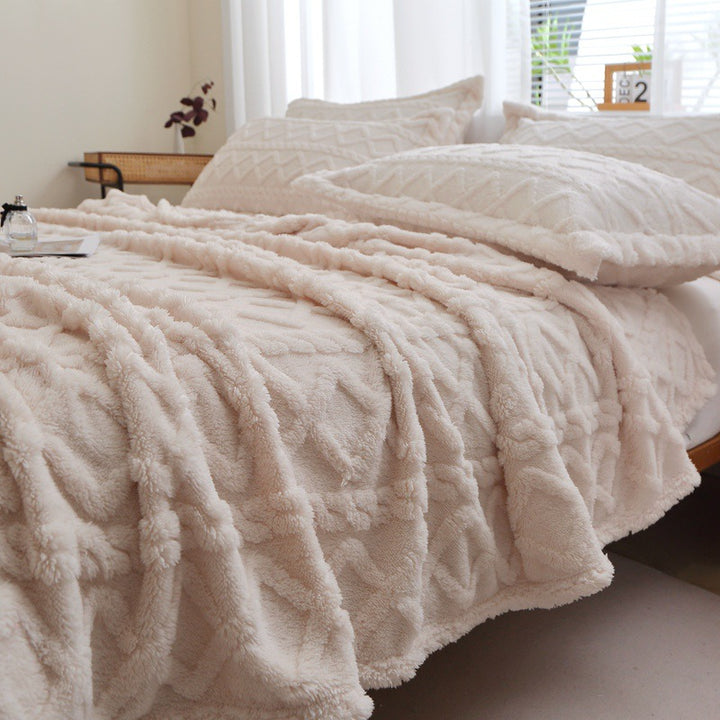Textured Decorative Throw Blanket Stornfield