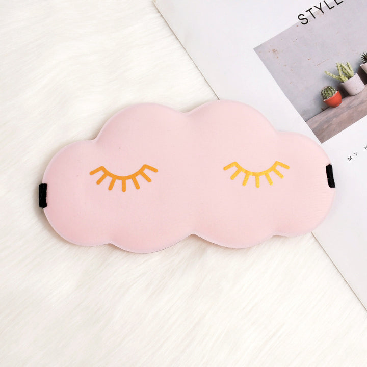 Women's cute cloud sleep mask made of memory foam with ergonomic padding and adjustable elastic band Stornfield