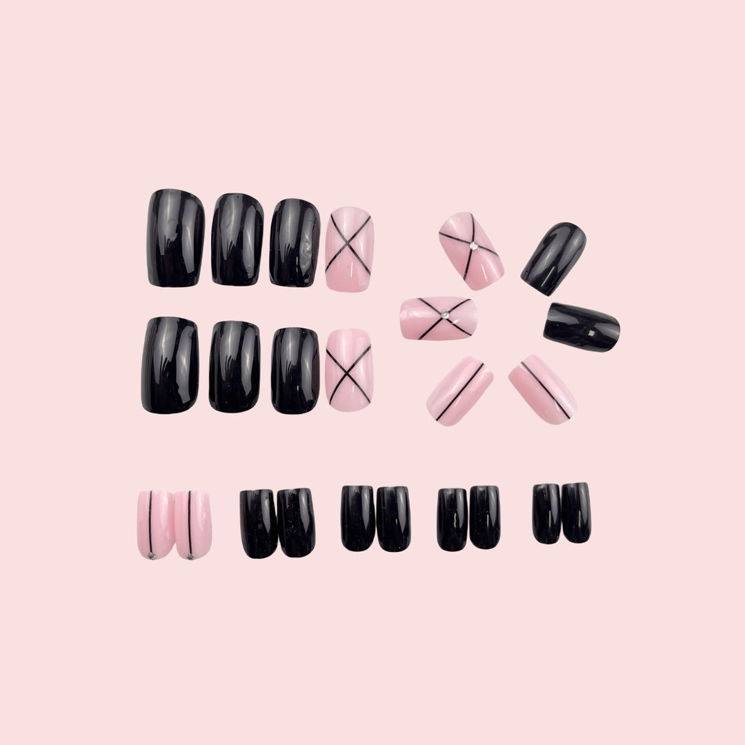 Stylish Geometric Pattern Nail Art Stornfield
