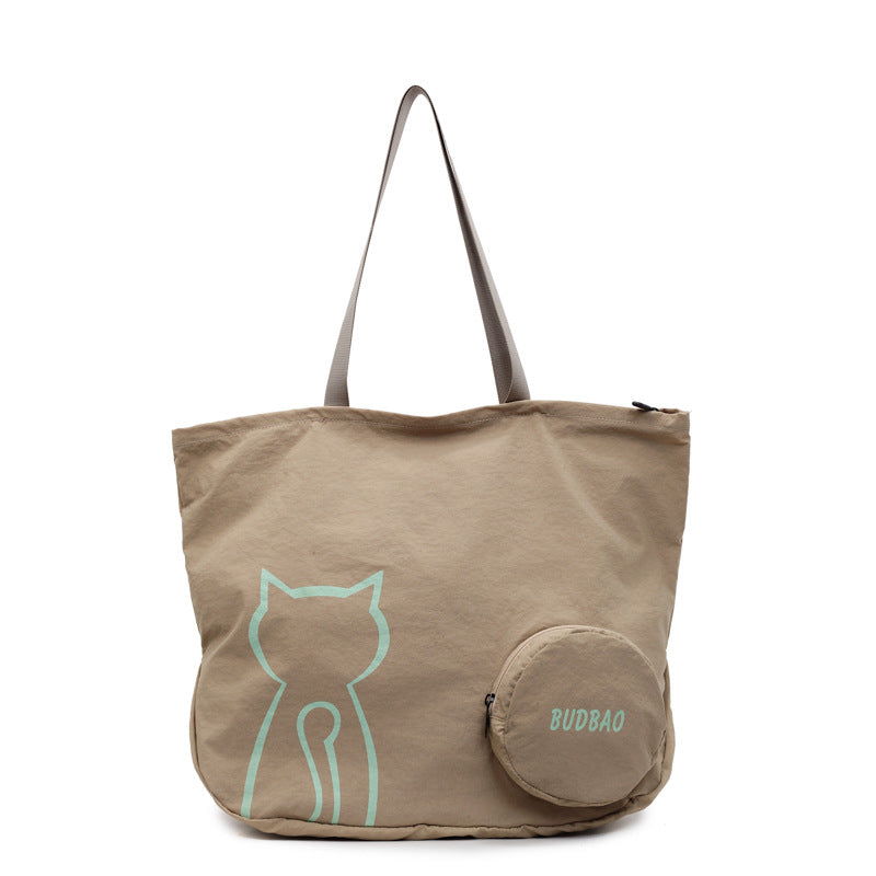 Tote bag with stylish cat design and generous storage space Stornfield