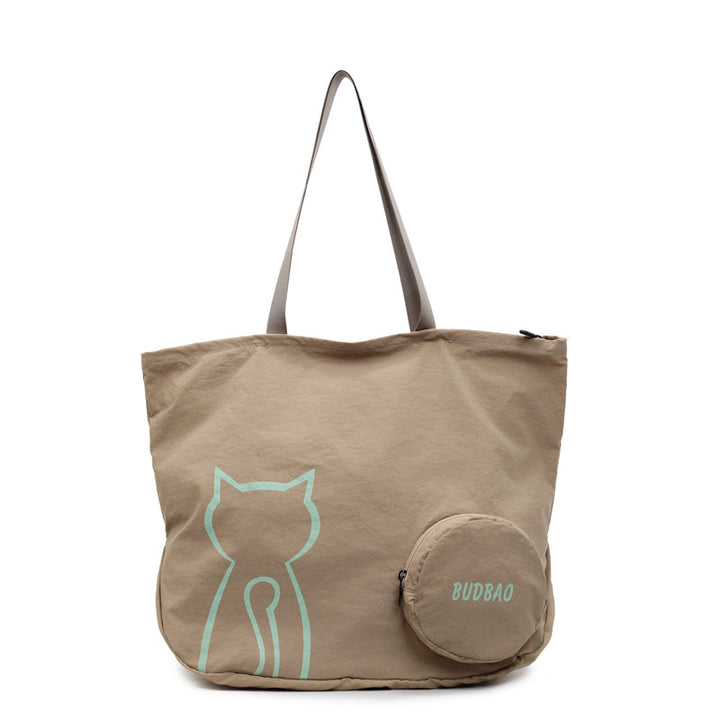 Tote bag with stylish cat design and generous storage space Stornfield