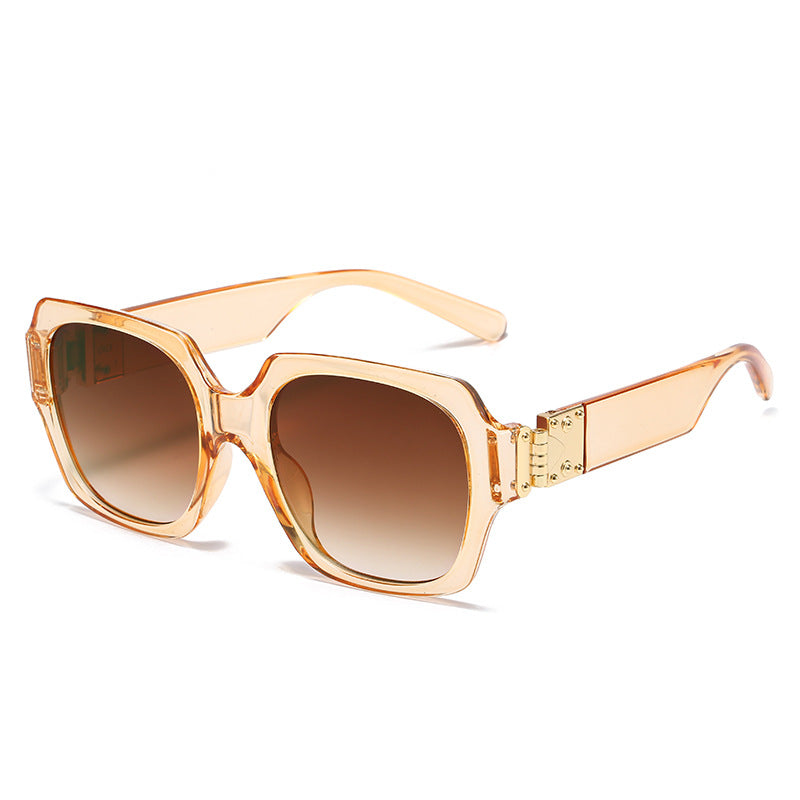 Women's fashionable oversized sunglasses with luxurious metal elements Stornfield