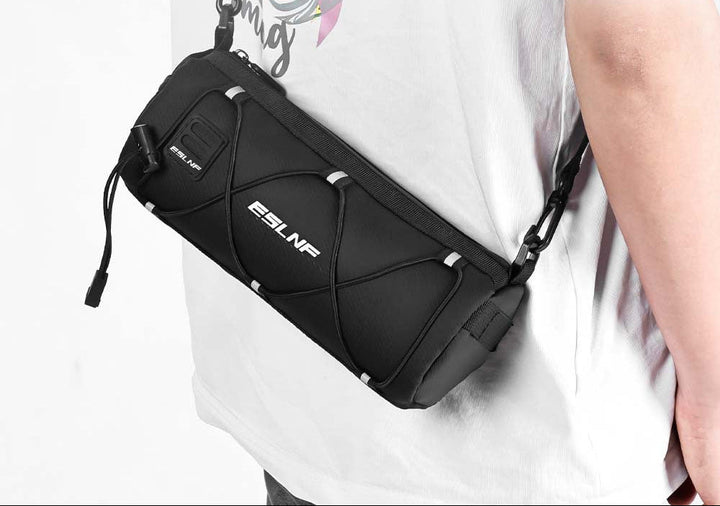compact waterproof cylindrical bike handlebar storage bag Stornfield