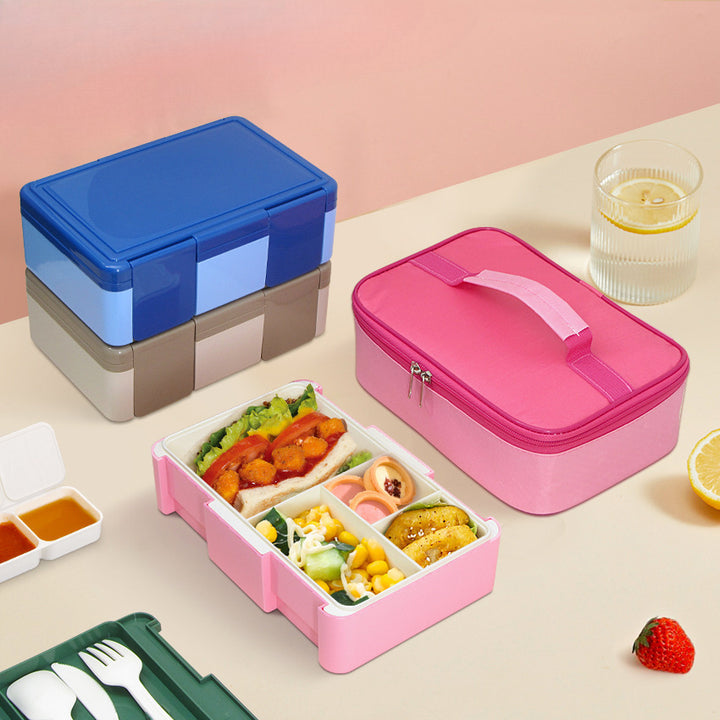 Insulated Multi-Compartment Food Storage Container
