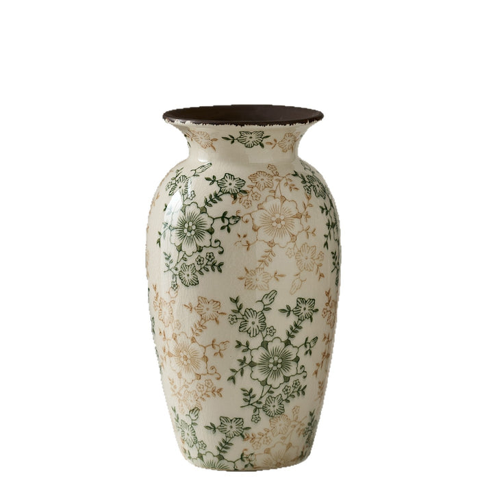 Decorative porcelain vase with floral design Stornfield