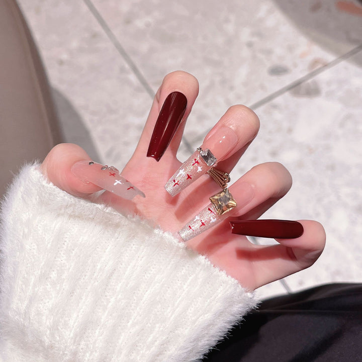 Stylish Stiletto Press-On Nail Extensions Stornfield