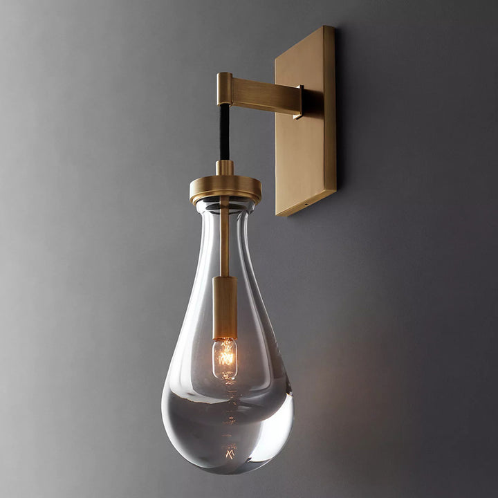 Elegant Glass Wall Sconce