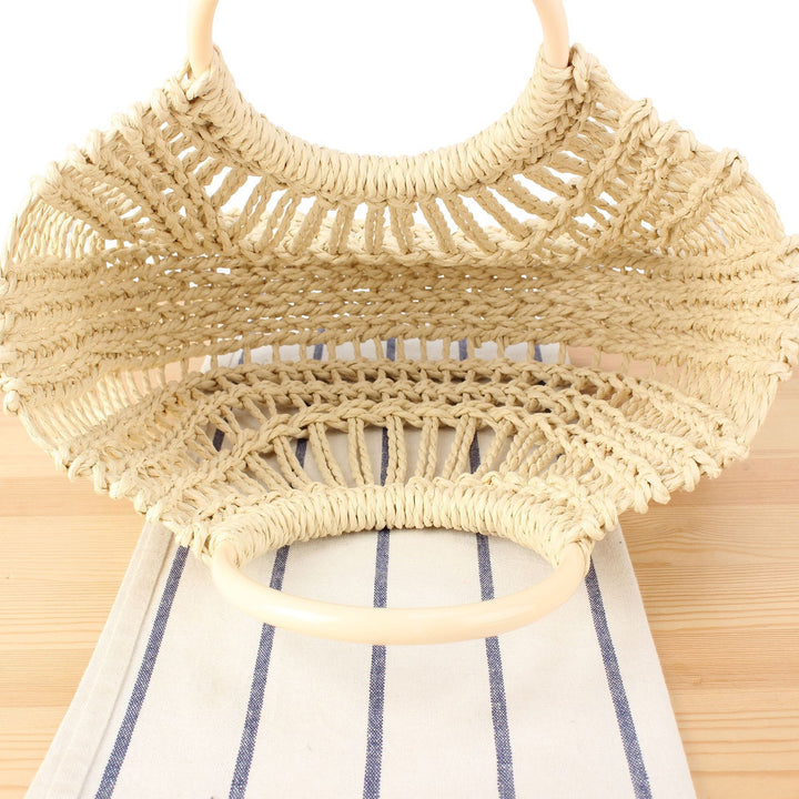 Handcrafted Trend Bag Made of Natural Wicker Stornfield