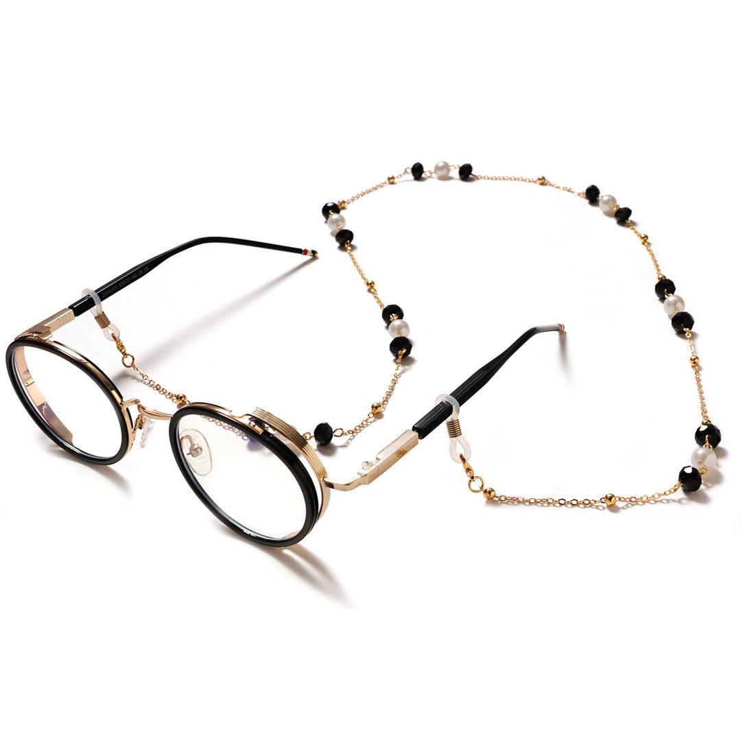 Elegant Pearl and Gemstone Eyewear Chain Stornfield