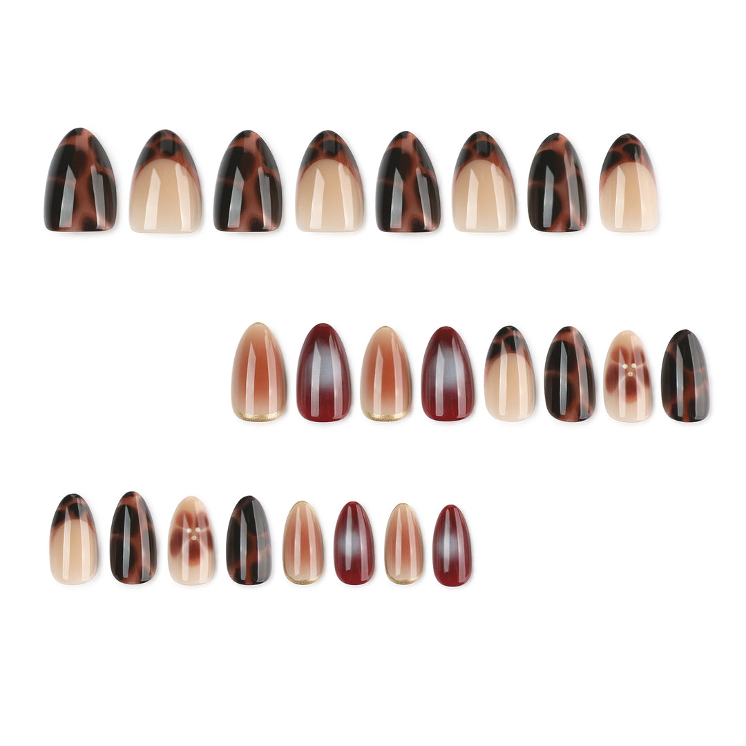 Glamorous acrylic stiletto nails with elegant glitter design Stornfield