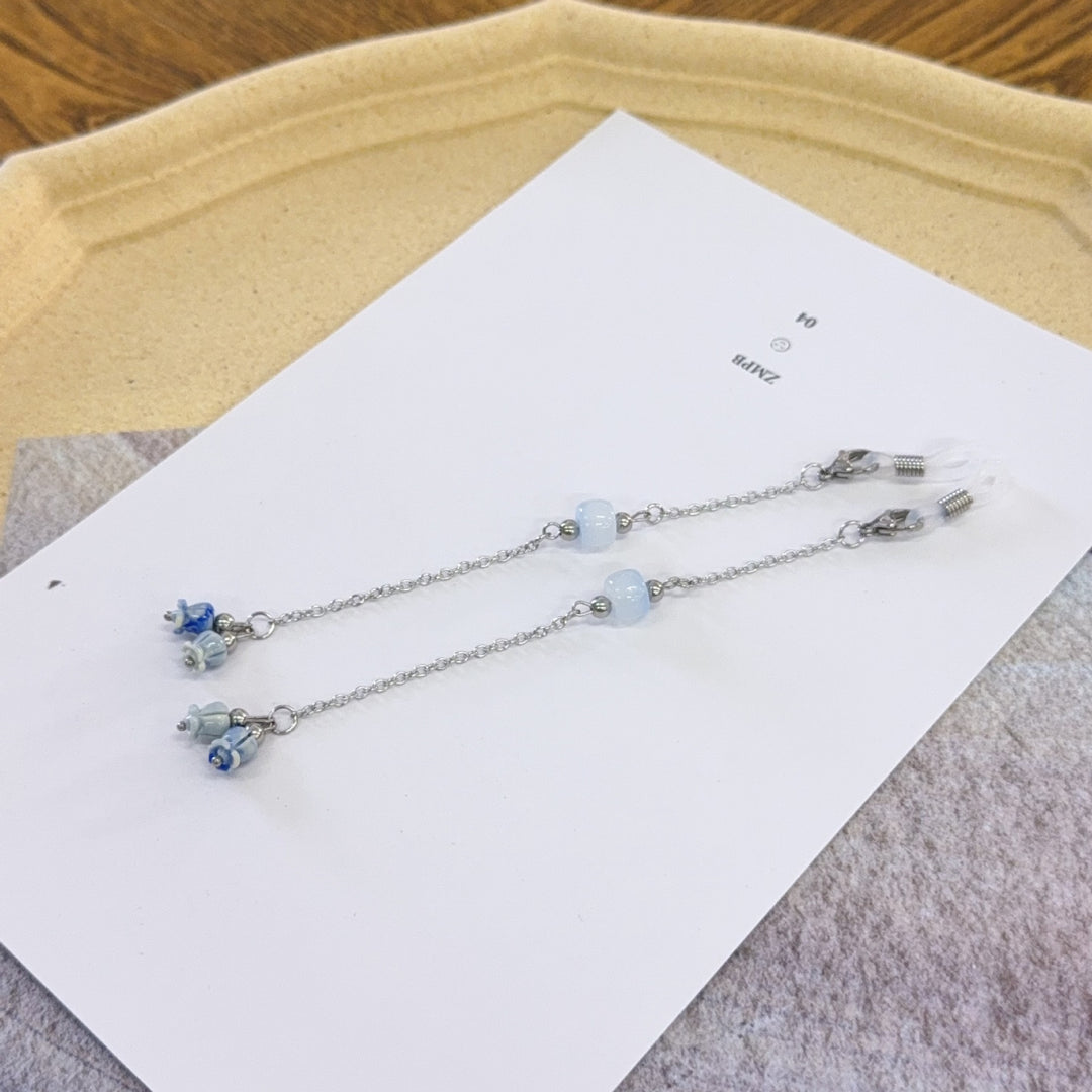 Delicate Bead-Embellished Eyewear Chain Stornfield