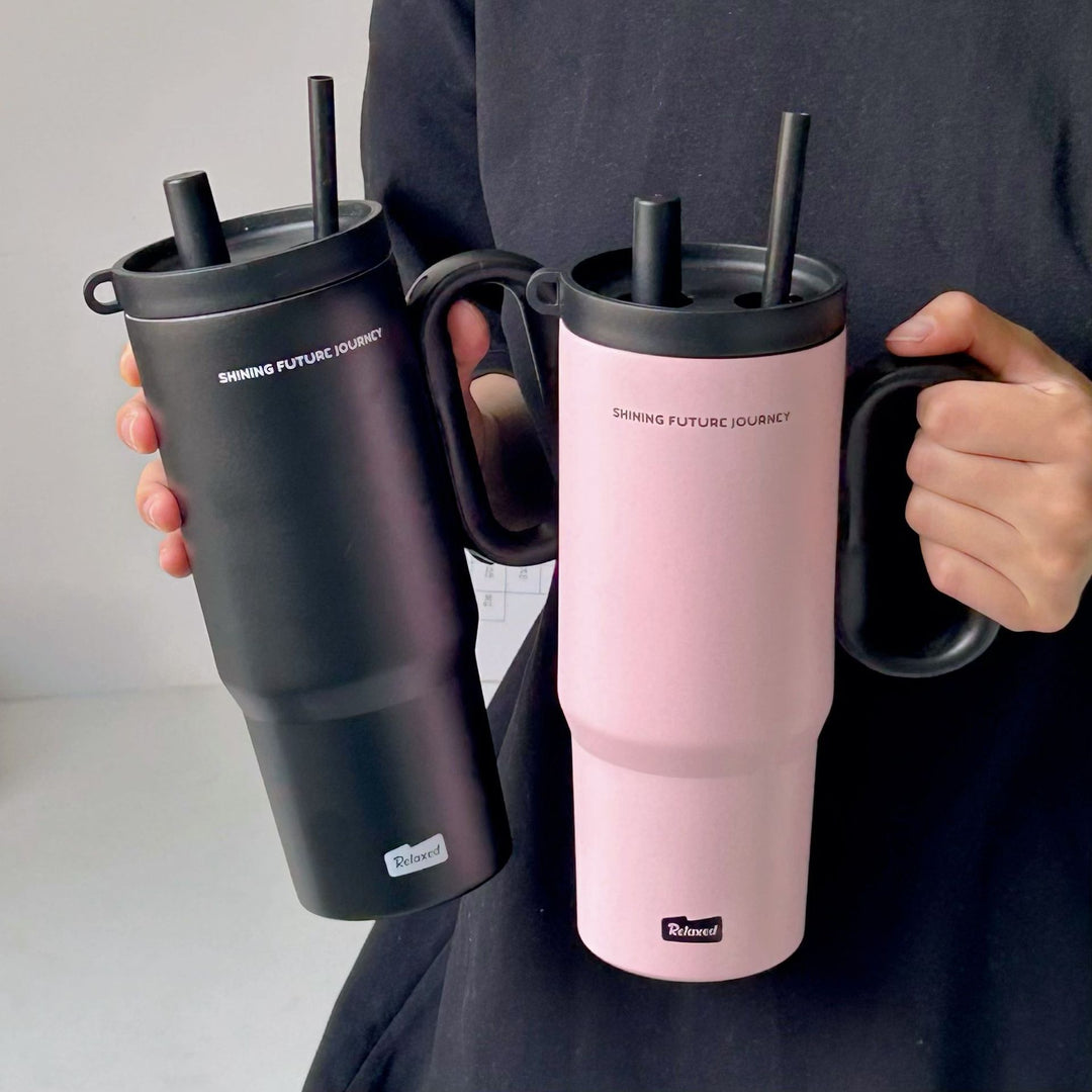 Women's thermos cup with practical double drinking system Stornfield