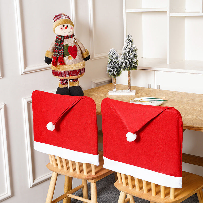 Festive chair cover with Christmas motif Stornfield