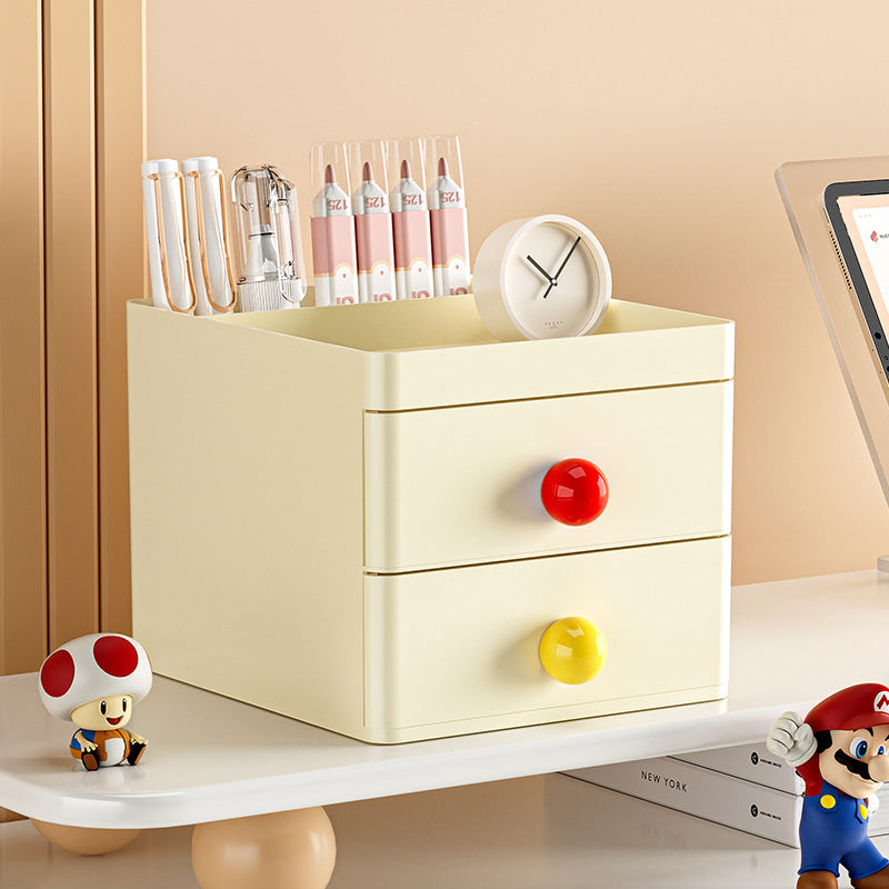 Stylish Two-Drawer Storage Organizer Stornfield