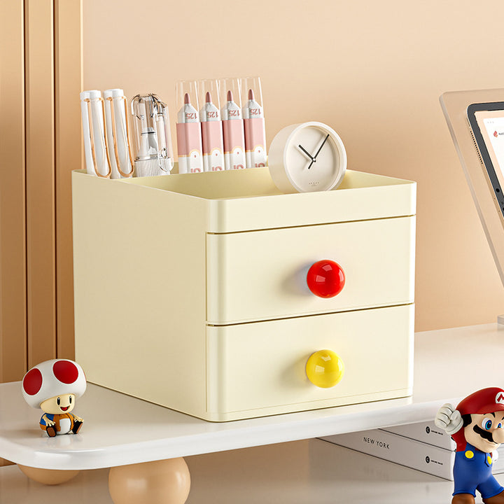 Stylish Two-Drawer Storage Organizer Stornfield