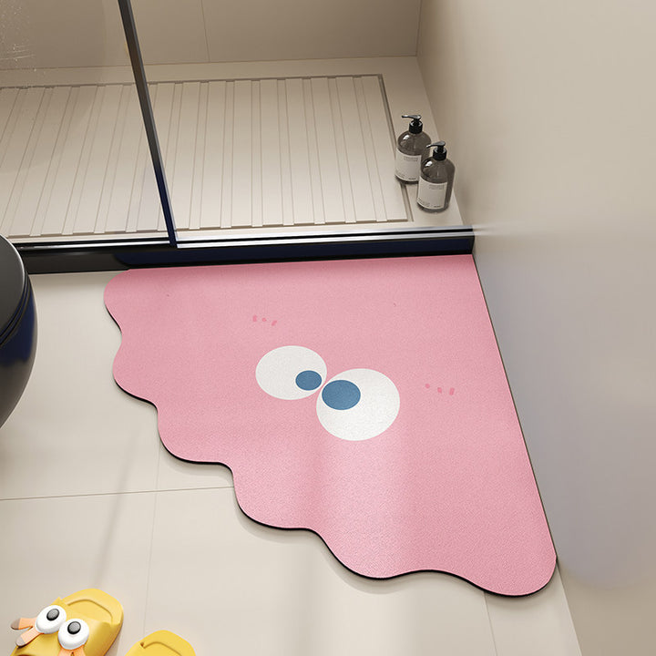 Cute Cartoon Animal-Themed Bath Mat