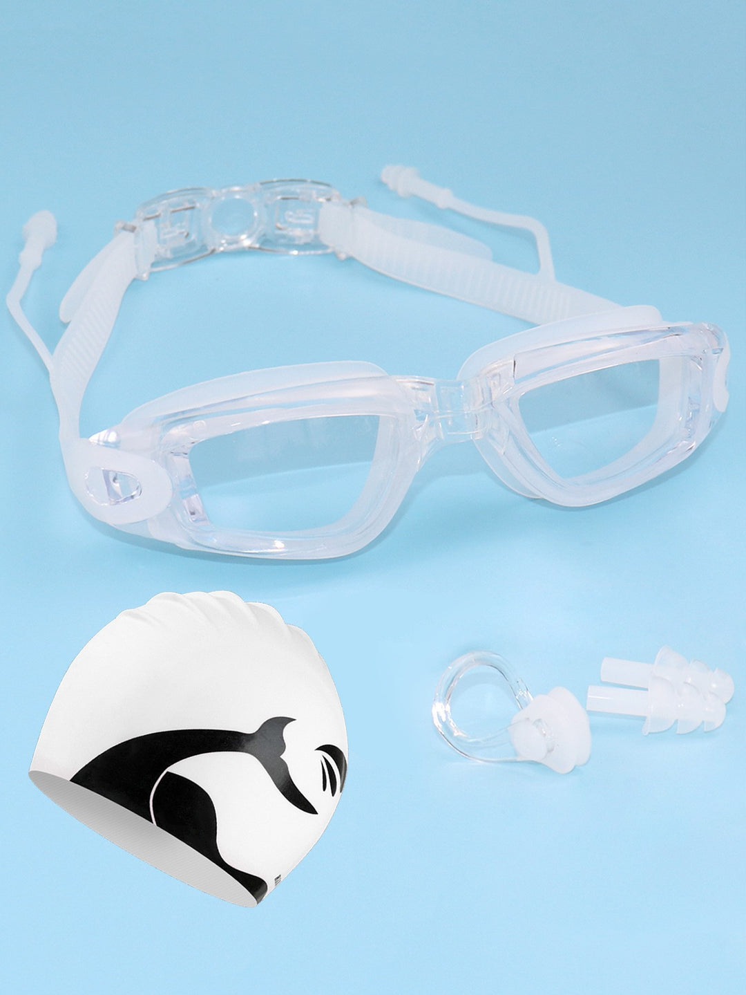 Professional swimming goggles with individually adjustable headband Stornfield