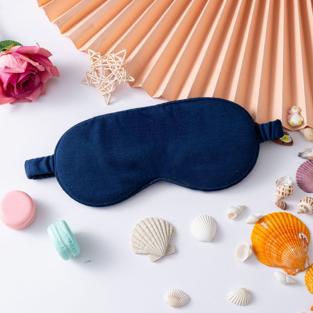 Women's lightweight cotton sleep mask with ergonomic padding and elastic comfort band Stornfield