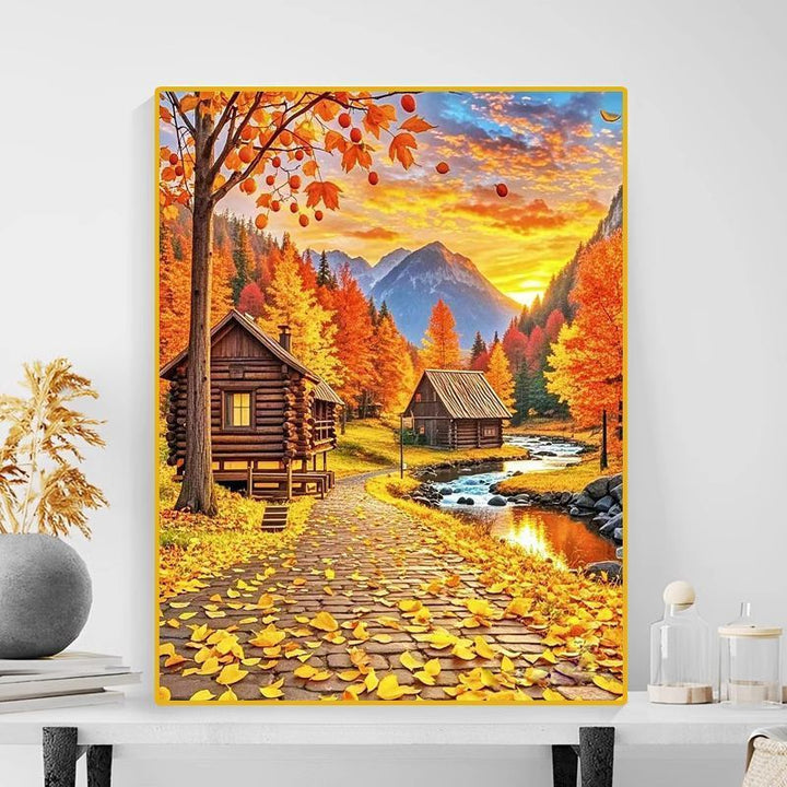 Autumn Landscape Canvas Art Print Stornfield