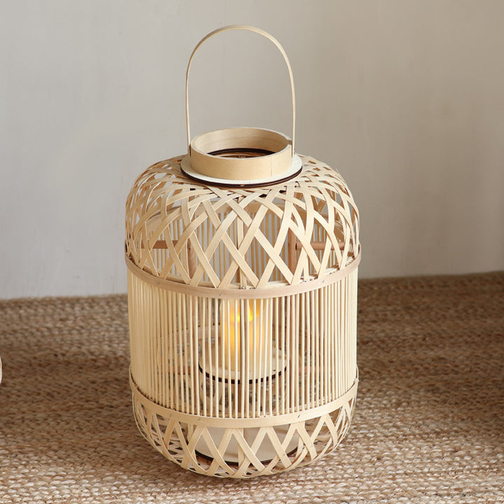 Stylish Rattan Lantern Stornfield
