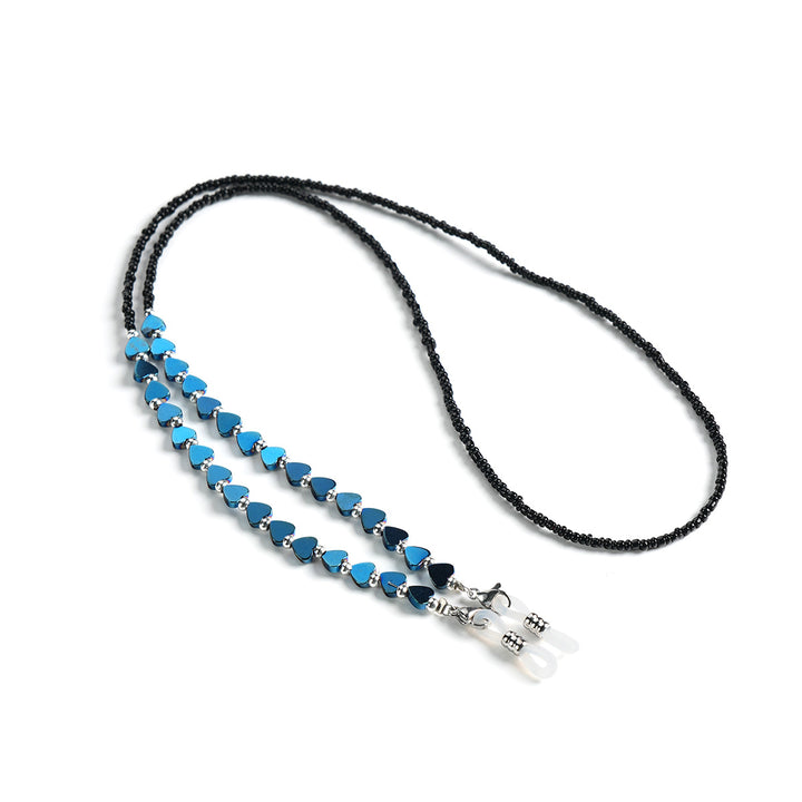 Heart-Shaped Beaded Eyewear Chain Stornfield
