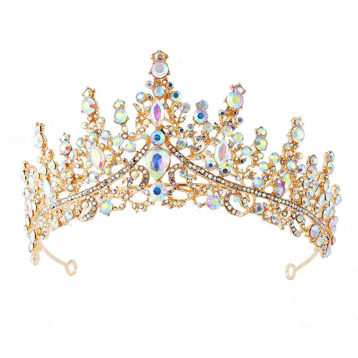 Ladies Rhinestone Tiara with Sparkling Gemstones Stornfield