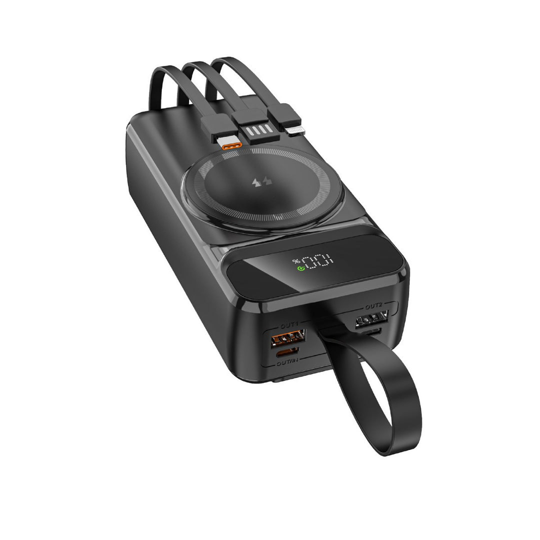 Portable Wireless Powerbank with Intelligent Charging Management and Digital Display Stornfield