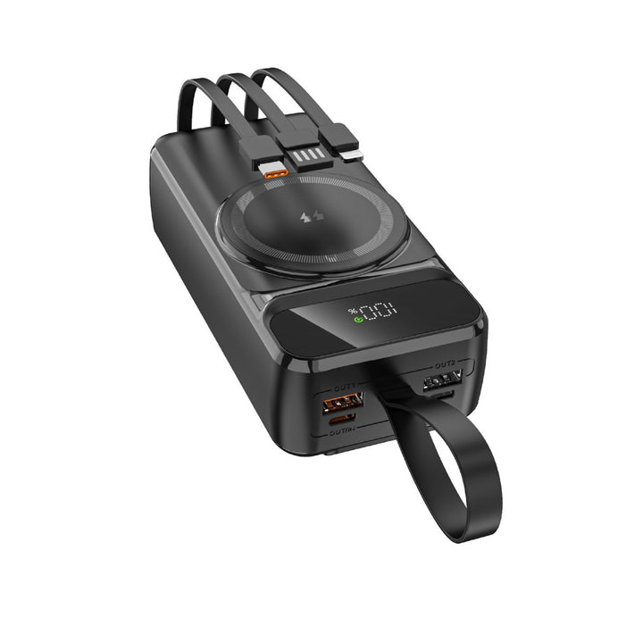 Portable Wireless Powerbank with Intelligent Charging Management and Digital Display Stornfield