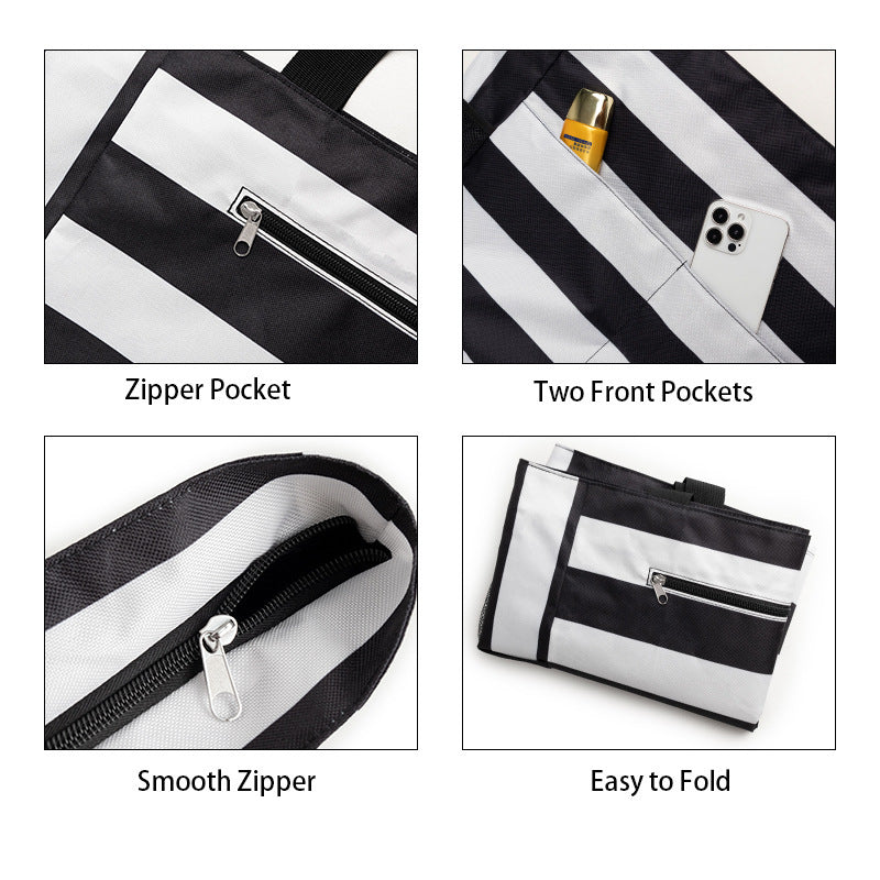 Spacious beach bag with practical outer pockets Stornfield