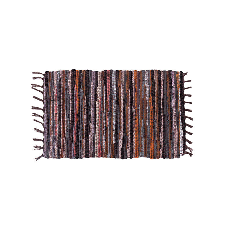 decorative Boho runner rug with fringes