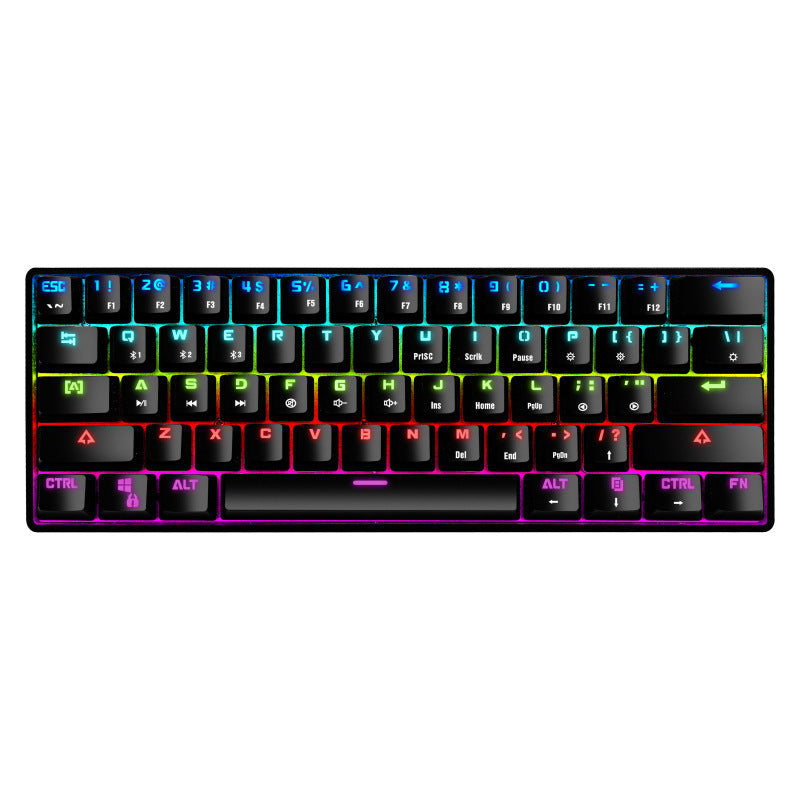 Compact Mechanical Gaming Keyboard with Backlit Keys Stornfield