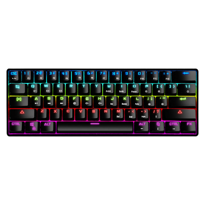 Compact Mechanical Gaming Keyboard with Backlit Keys Stornfield
