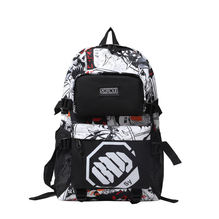 Graphic Print Backpack