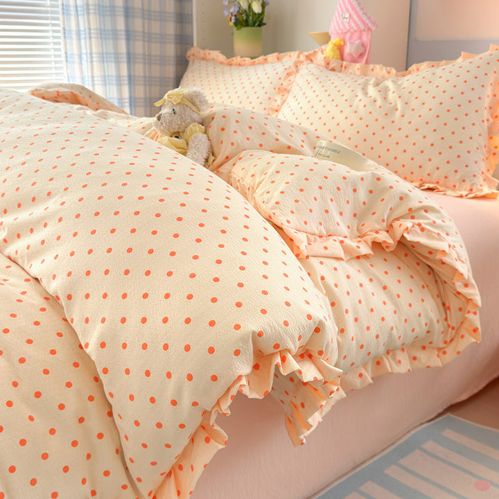 Charming Polka Dot Bedding Set