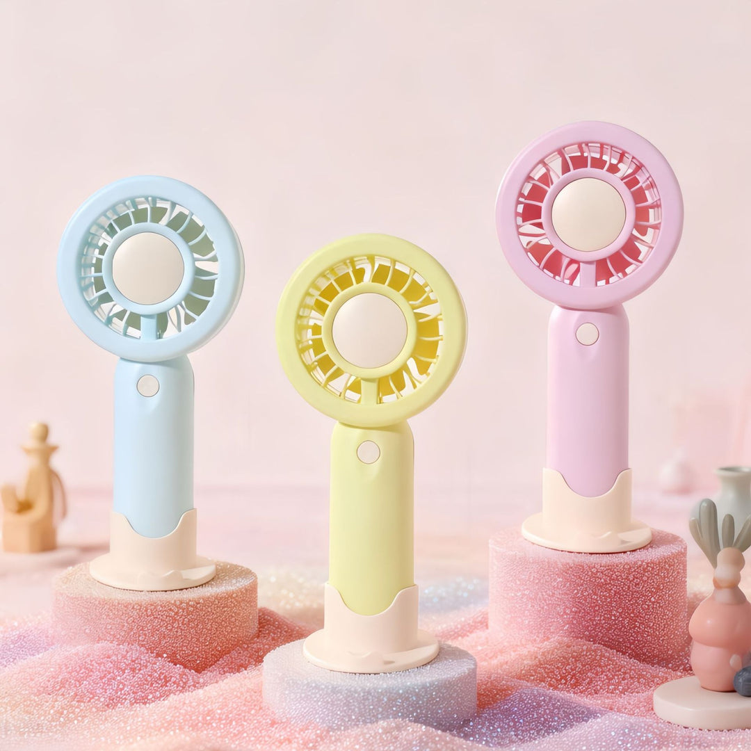 Women Portable Mini Fan with LED Lighting Stornfield