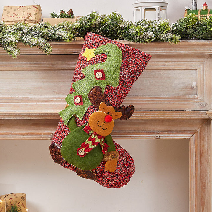 Festive Christmas stocking with nostalgic design Stornfield
