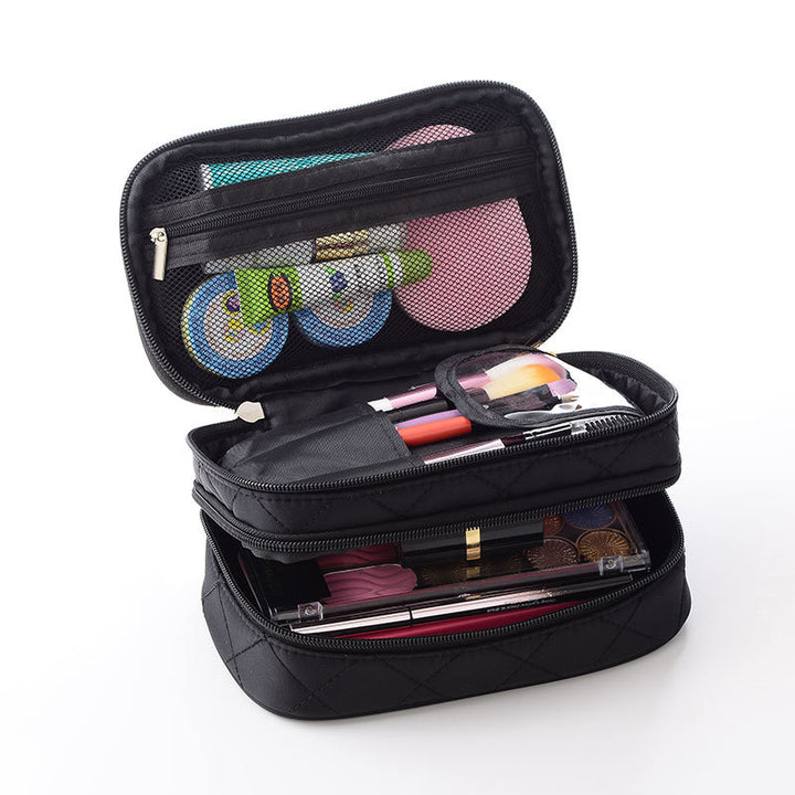 Cosmetic Organizer With Elegant Structure And Practical Carrying Handle Stornfield
