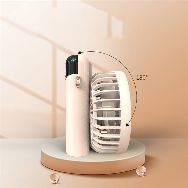 Portable Mini Fan with USB Charging and Digital Display Stornfield