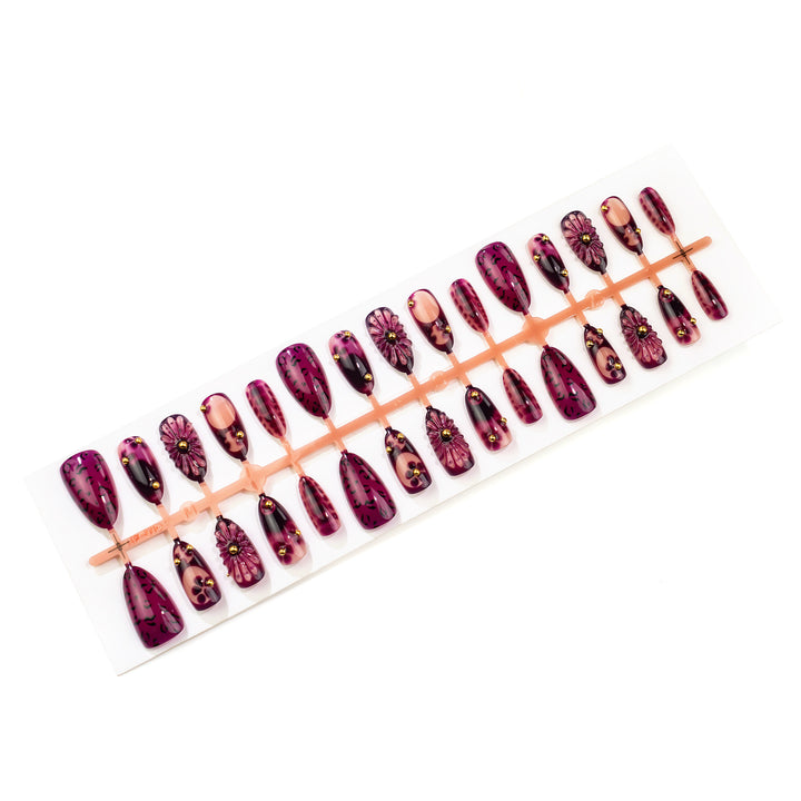 Artistic Stiletto Press-On Nail Art Set Stornfield