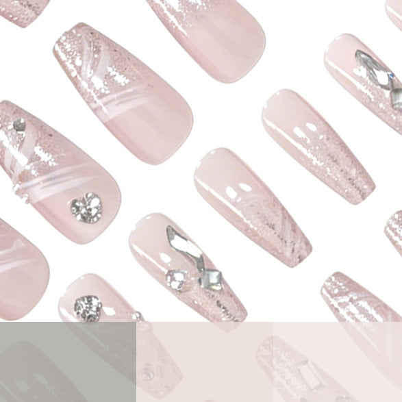 Glamorous 3D Crystal Nail Enhancements Stornfield