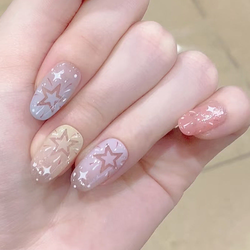 Artistic Starry Nail Art Stornfield