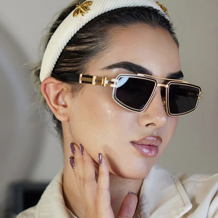 Women’s designer sunglasses with delicate metal frame and polarized lenses Stornfield