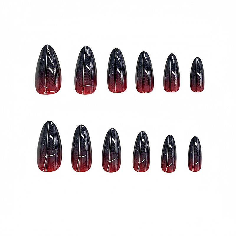 Ombre Glossy Stiletto Press-On Nails Stornfield