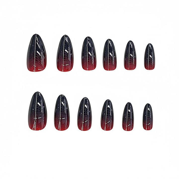 Ombre Glossy Stiletto Press-On Nails Stornfield