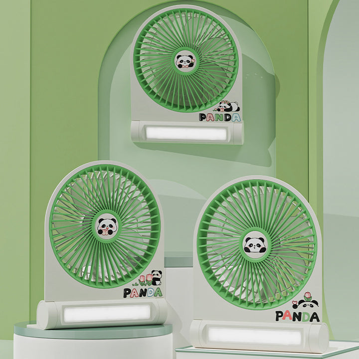 Women's Portable Mini-Pan Fan with Cute Panda Design Stornfield