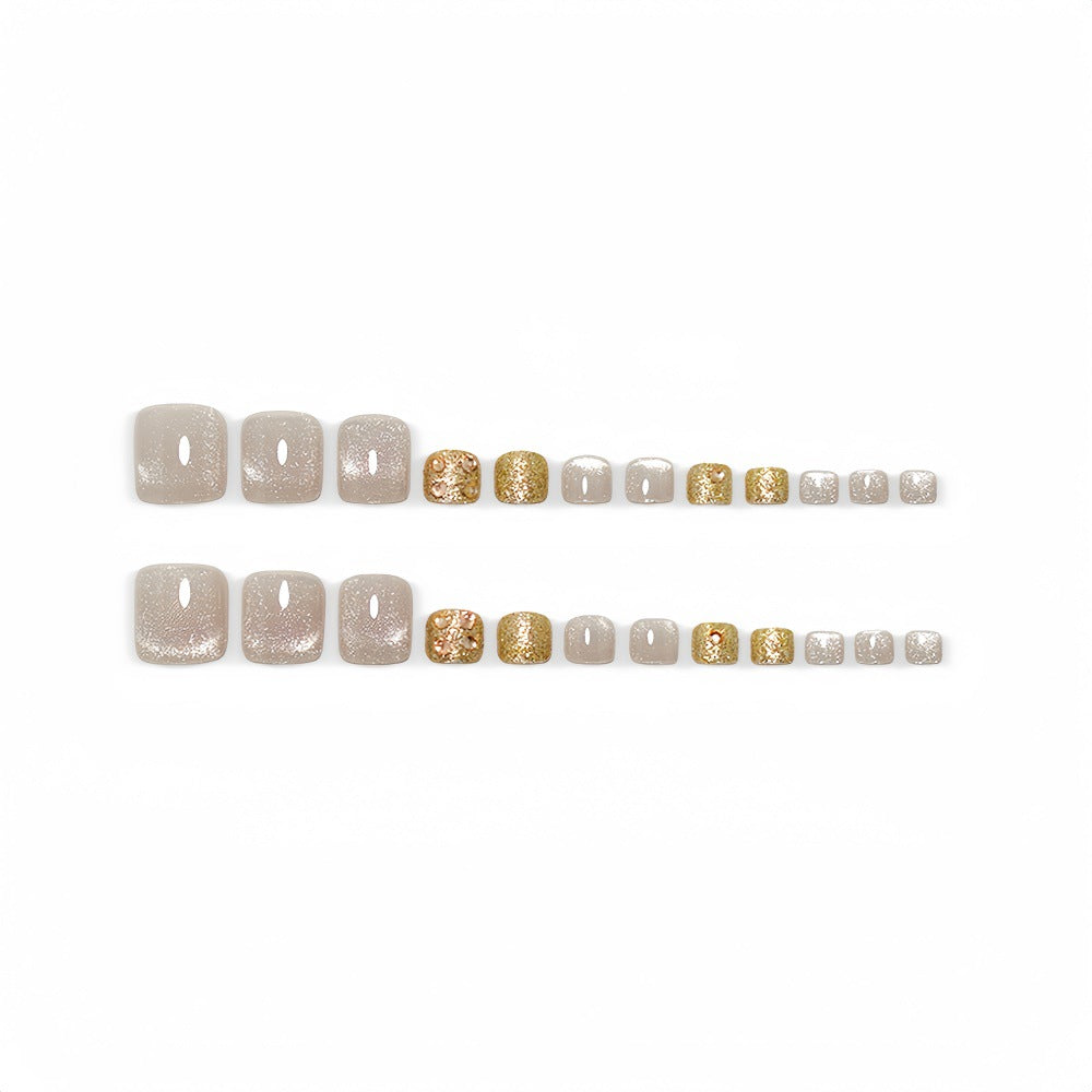 Artificial nails with elegant glitter effect Stornfield